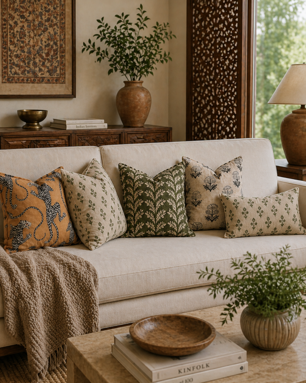 Wild Safari Chic- -Piece-Animal-Print-Cushion-Set-for-Luxury-Living-Room