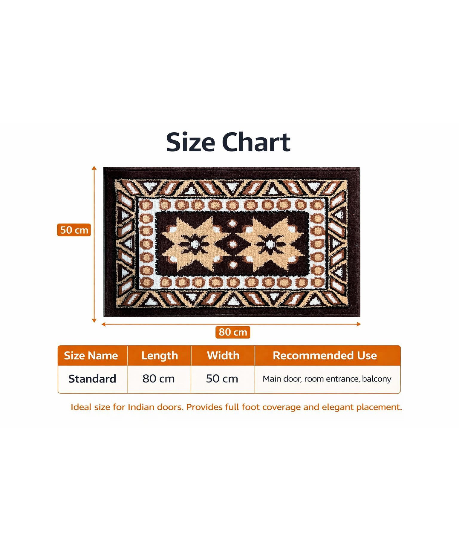 BCF Doormat Rug, with Export Quality Acrylic (Viscose) Anti Skid Washable Mat for Bedroom/Out Door/Kitchen Door/Office/Anywhere use - Image 4