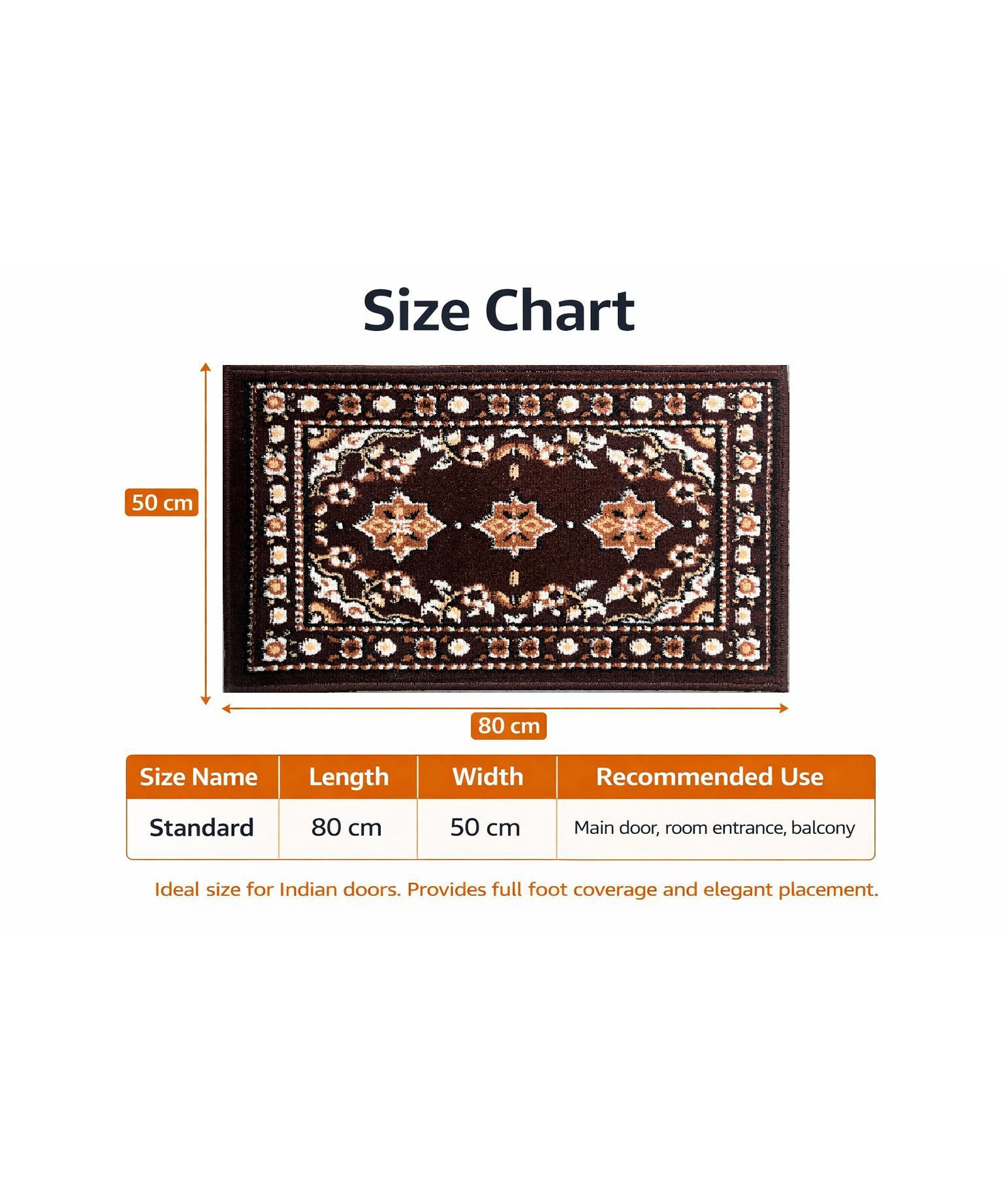 BCF Doormat Rug, with Export Quality Acrylic (Viscose) Anti Skid Washable Mat for Bedroom/Out Door/Kitchen Door/Office/Anywhere use - Image 4