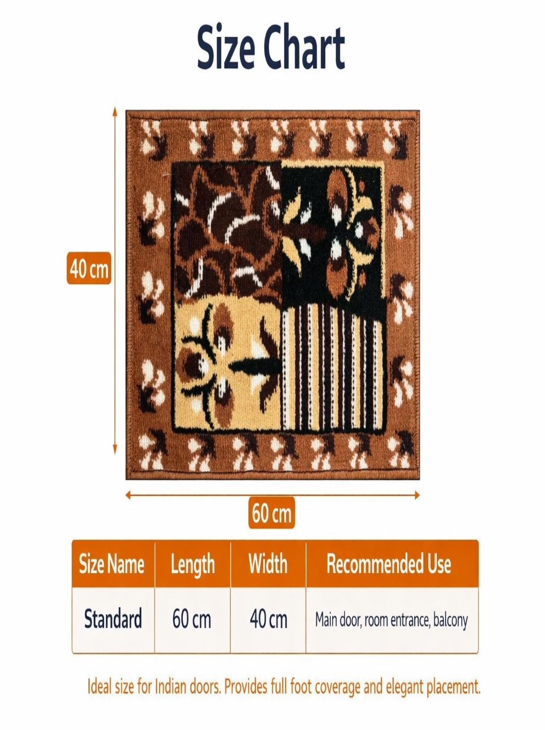 BCF Doormat Rug, with Export Quality Acrylic (Viscose) Anti Skid Washable Mat for Bedroom/Out Door/Kitchen Door/Office/Anywhere use - Image 5