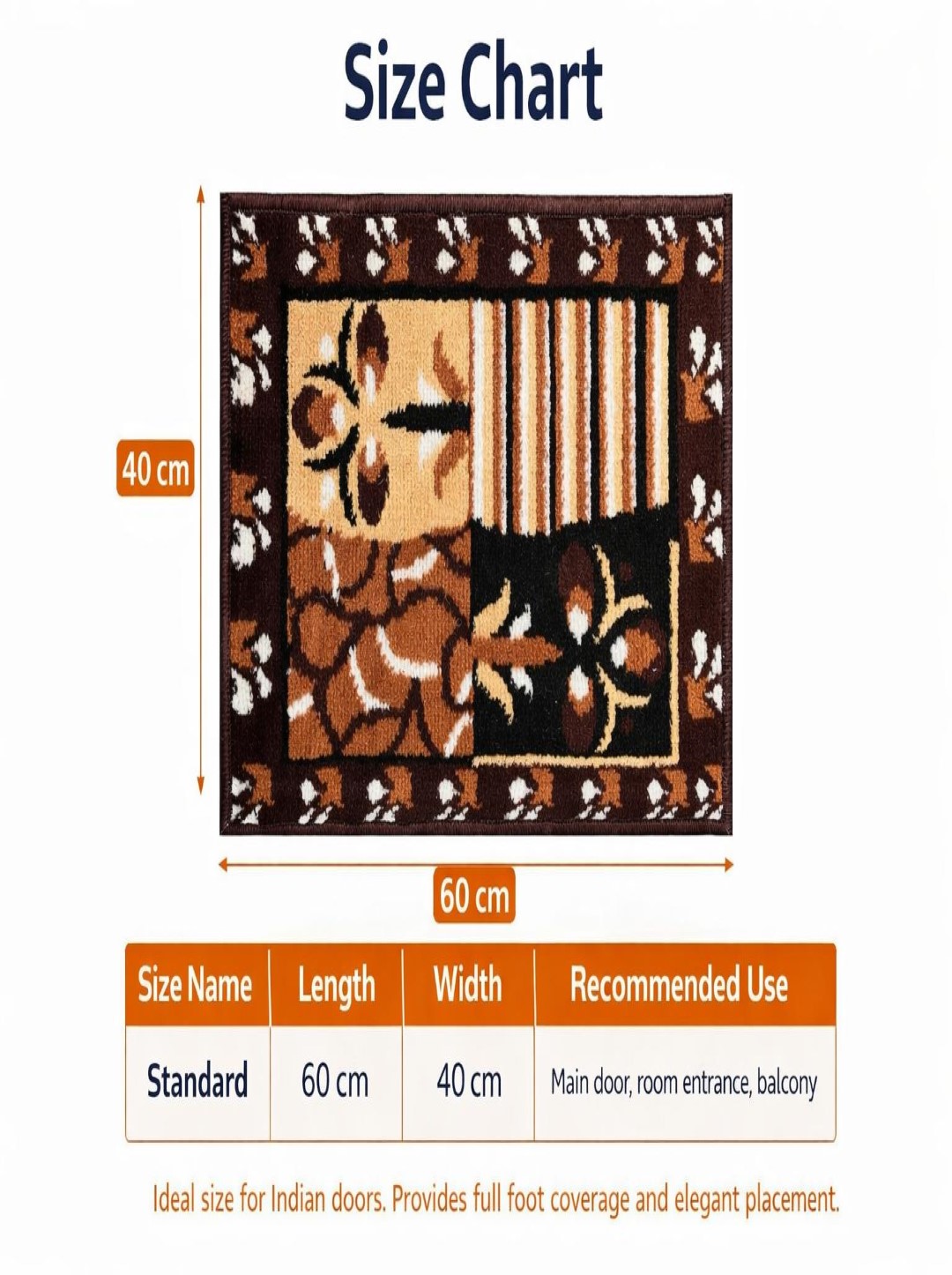BCF Doormat Rug, with Export Quality Acrylic (Viscose) Anti Skid Washable Mat for Bedroom/Out Door/Kitchen Door/Office/Anywhere use - Image 9