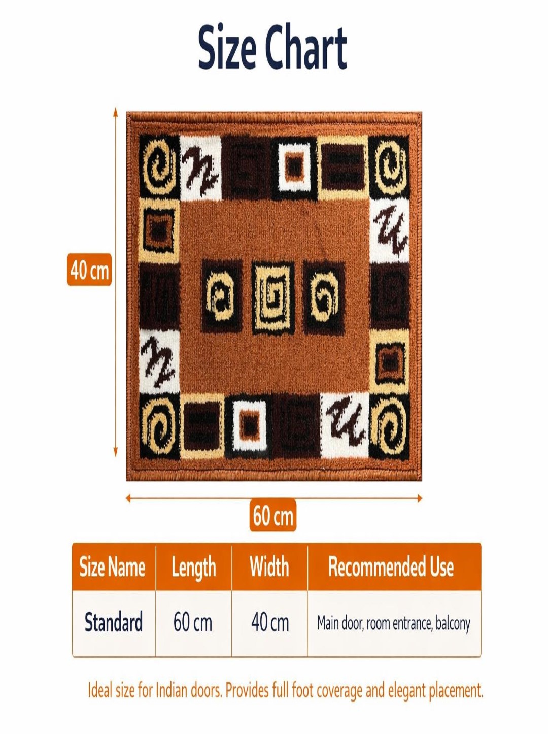 BCF Doormat Rug, with Export Quality Acrylic (Viscose) Anti Skid Washable Mat for Bedroom/Out Door/Kitchen Door/Office/Anywhere use - Image 5