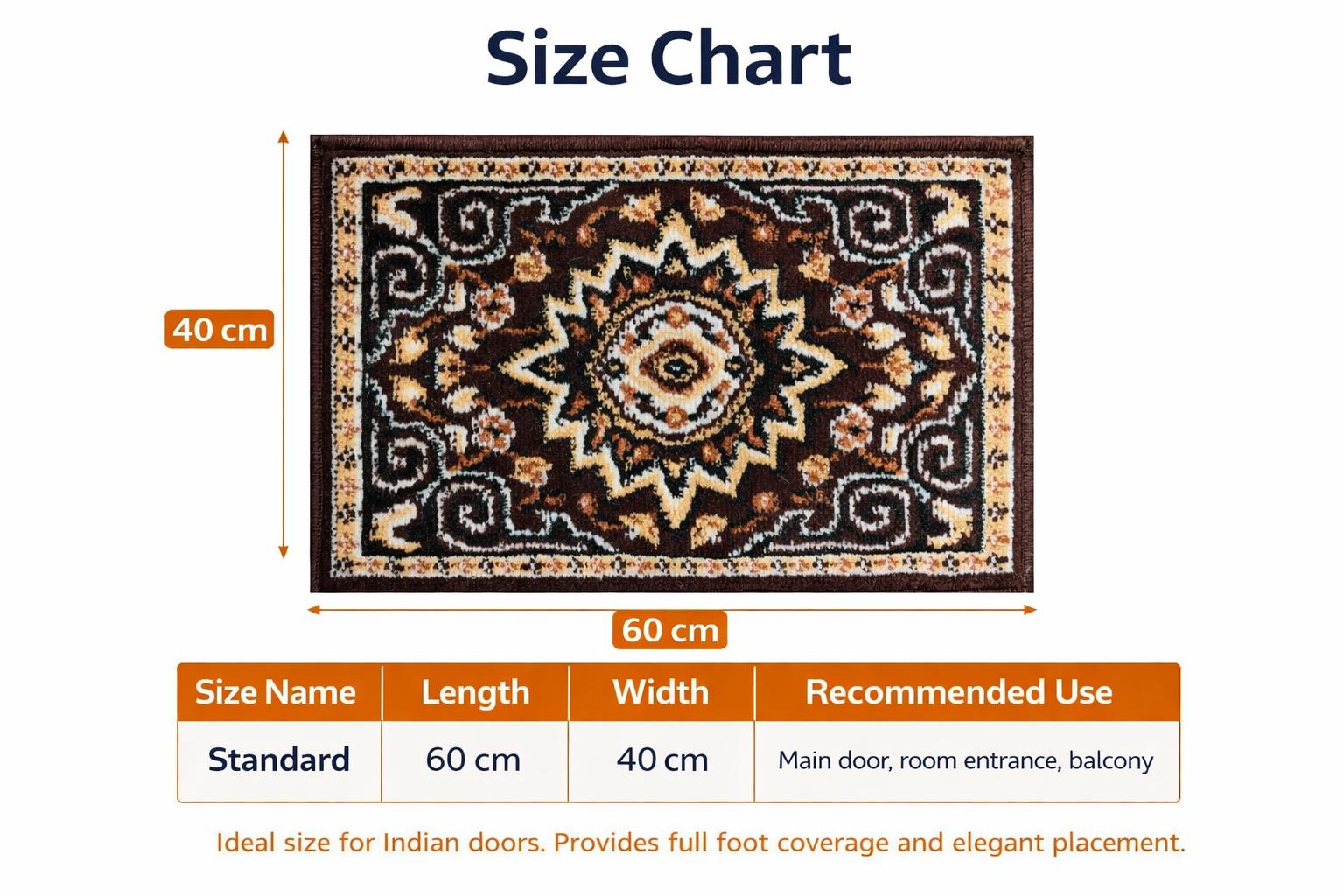 Premium BCF Door Mat Rug Anti Skid Washable Acrylic Viscose Floor Mat - Image 4
