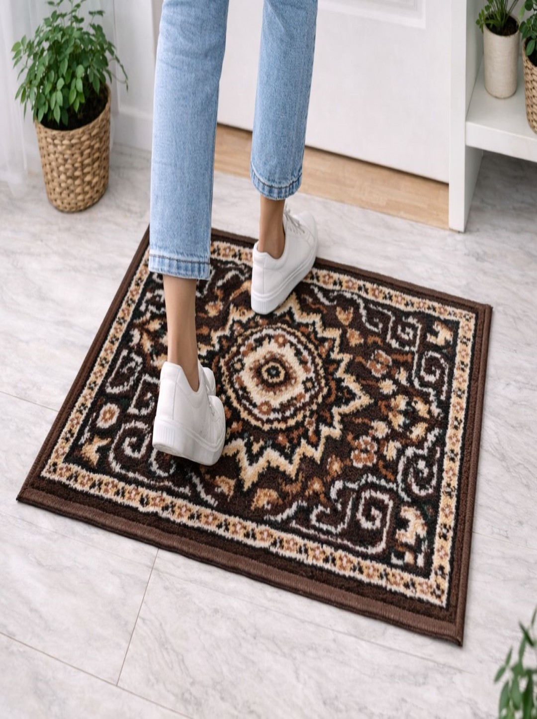 BCF Doormat Rug, with Export Quality Acrylic (Viscose) Anti Skid Washable Mat for Bedroom/Out Door/Kitchen Door/Office/Anywhere use - Image 3