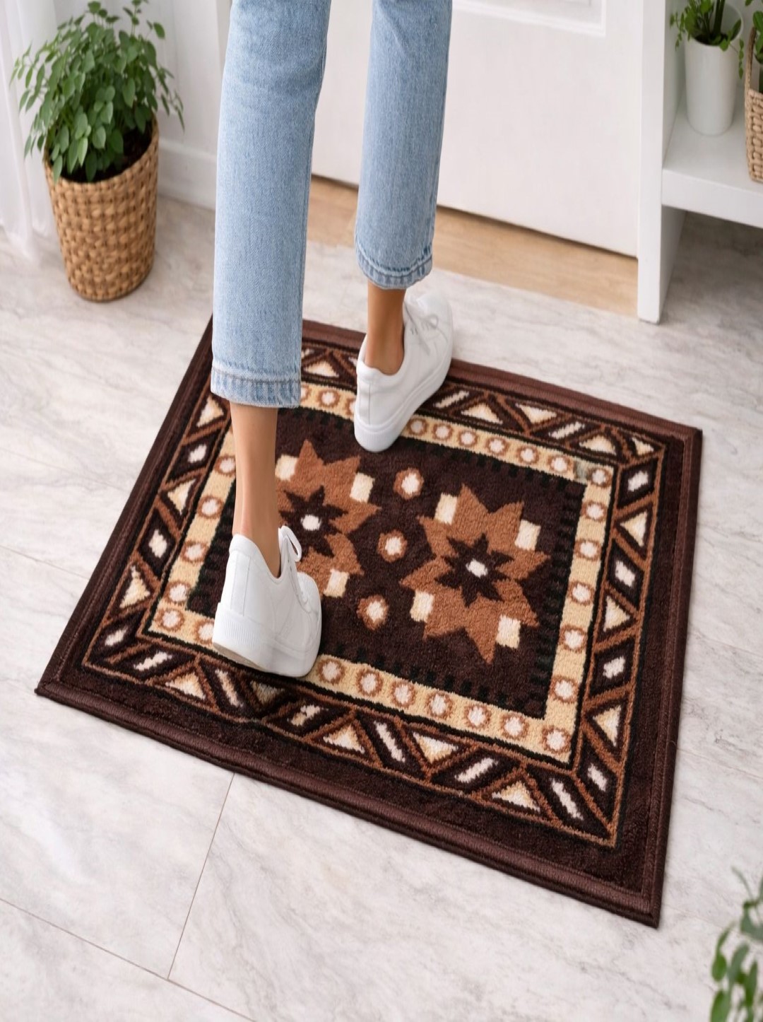 BCF Doormat Rug, with Export Quality Acrylic (Viscose) Anti Skid Washable Mat for Bedroom/Out Door/Kitchen Door/Office/Anywhere use - Image 3