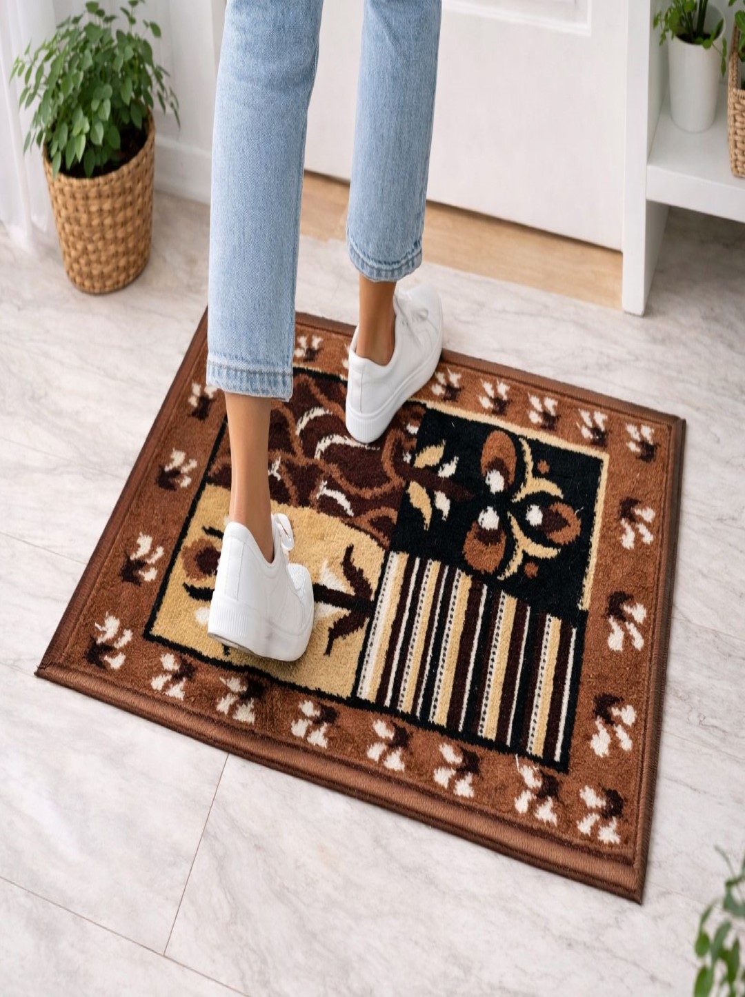BCF Doormat Rug, with Export Quality Acrylic (Viscose) Anti Skid Washable Mat for Bedroom/Out Door/Kitchen Door/Office/Anywhere use - Image 3