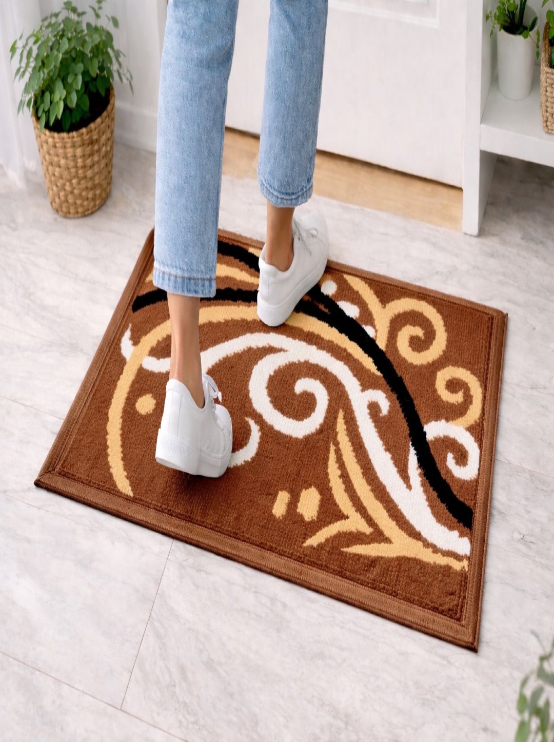 BCF Doormat Rug, with Export Quality Acrylic (Viscose) Anti Skid Washable Mat for Bedroom/Out Door/Kitchen Door/Office/Anywhere use - Image 3
