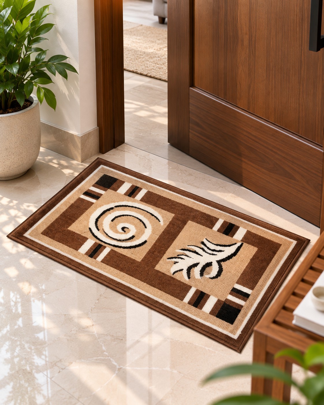 BCF Doormat Rug, with Export Quality Acrylic (Viscose) Anti Skid Washable Mat for Bedroom/Out Door/Kitchen Door/Office/Anywhere use - Image 5