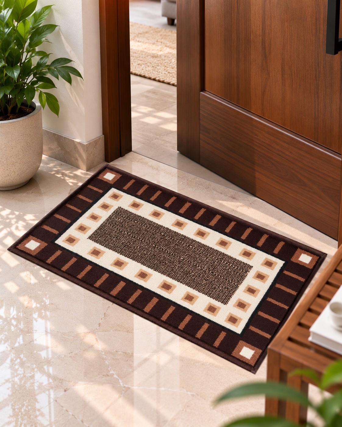BCF Doormat Rug, with Export Quality Acrylic (Viscose) Anti Skid Washable Mat for Bedroom/Out Door/Kitchen Door/Office/Anywhere use - Image 5